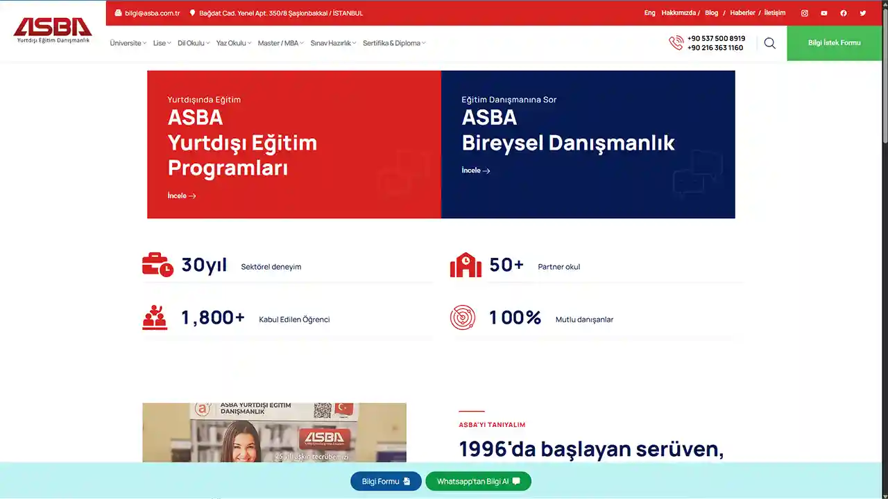 Asba Yurtdışı Eğitim Danışmanlığı